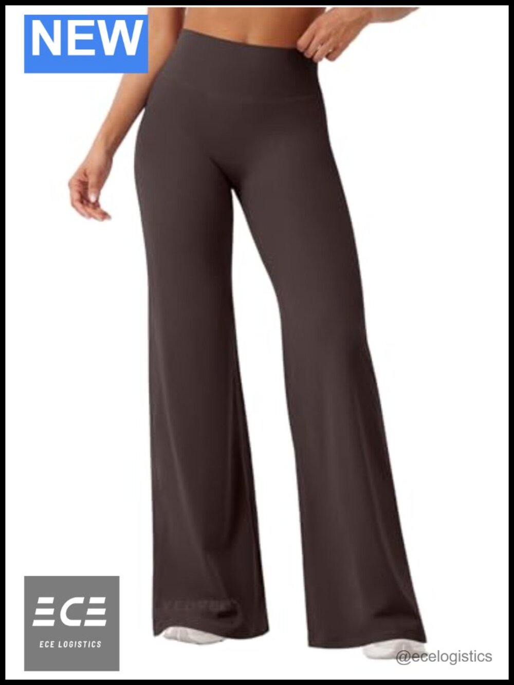 High Waisted Straight Leg Workout Leggings Yoga Gym Pants